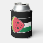 Rafraîchisseur Pour Canette Drapeau de la Palestine mignonne avec Palestin san (Can Dos)