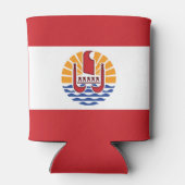 Rafraîchisseur Pour Canette Drapeau de la Polynésie française (Dos)