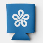 Rafraîchisseur Pour Canette Drapeau de la préfecture de Fukuoka, Japon (Dos)