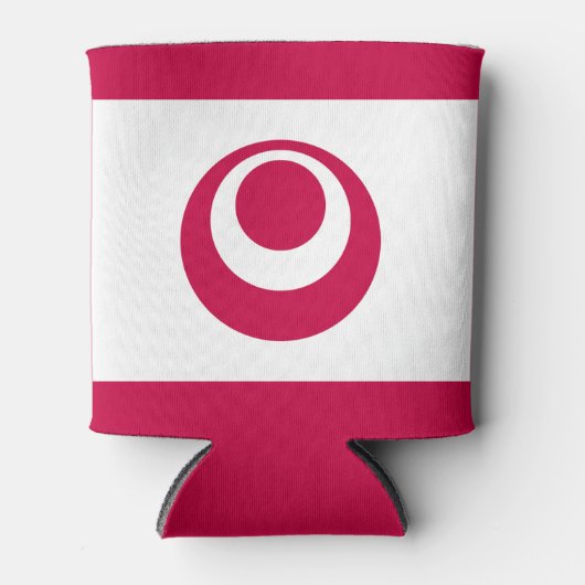 Rafraîchisseur Pour Canette Drapeau de la préfecture d'Okinawa, Japon (Devant)