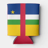Rafraîchisseur Pour Canette Drapeau de la République centrafricaine (Devant)