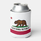 Rafraîchisseur Pour Canette Drapeau de la République de Californie (Can devant)