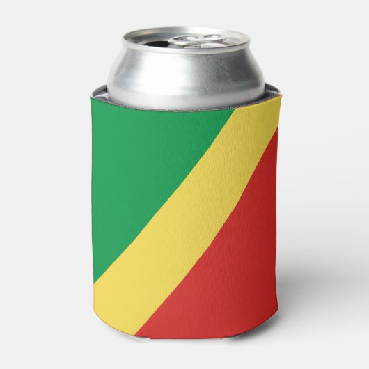 Rafraîchisseur Pour Canette Drapeau de la République du Congo (Can devant)