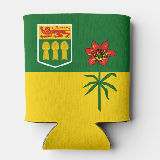 Rafraîchisseur Pour Canette Drapeau de la Saskatchewan (CANADA) (Dos)