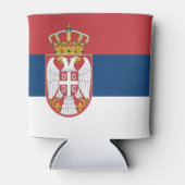 Rafraîchisseur Pour Canette Drapeau de la Serbie (Devant)
