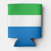 Rafraîchisseur Pour Canette Drapeau de la Sierra Leone (Devant)