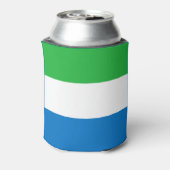 Rafraîchisseur Pour Canette Drapeau de la Sierra Leone (Can Dos)