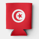 Rafraîchisseur Pour Canette Drapeau de la Tunisie (Devant)