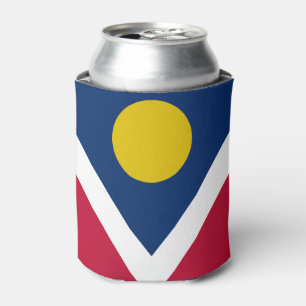 Rafraîchisseur Pour Canette Drapeau de la ville de Denver (Colorado)