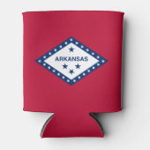 Rafraîchisseur Pour Canette Drapeau de l'Arkansas (Devant)