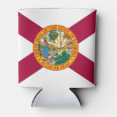 Rafraîchisseur Pour Canette Drapeau de l'État de Floride (Devant)