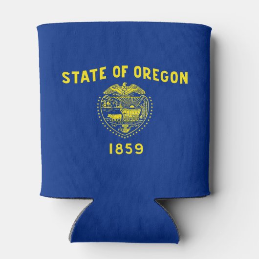 Rafraîchisseur Pour Canette Drapeau de l'État de l'Oregon (Dos)