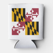Rafraîchisseur Pour Canette Drapeau de l'État du Maryland (Devant)