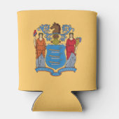 Rafraîchisseur Pour Canette Drapeau de l'État du New Jersey (Dos)