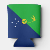 Rafraîchisseur Pour Canette Drapeau de l'île Christmas (Dos)