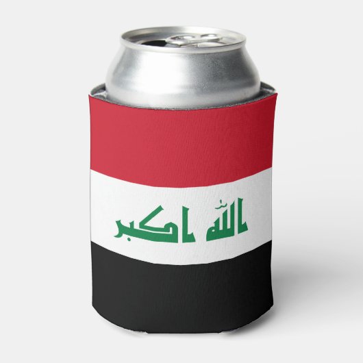 Rafraîchisseur Pour Canette Drapeau de l'Irak (Can devant)