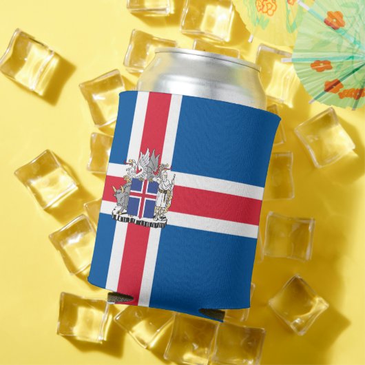 Rafraîchisseur Pour Canette Drapeau de l'Islande (Été in situ)