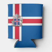 Rafraîchisseur Pour Canette Drapeau de l'Islande (Devant)