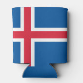 Rafraîchisseur Pour Canette Drapeau de l'Islande (Dos)