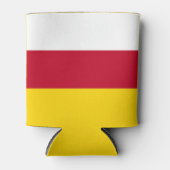 Rafraîchisseur Pour Canette Drapeau de l'Ossétie du Nord (Devant)