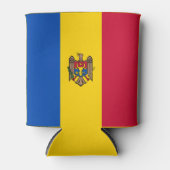 Rafraîchisseur Pour Canette Drapeau de Moldova (Devant)