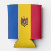 Rafraîchisseur Pour Canette Drapeau de Moldova (Dos)