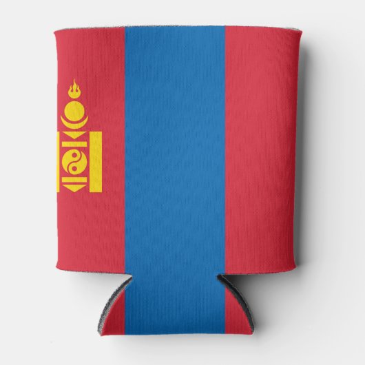 Rafraîchisseur Pour Canette Drapeau de Mongolie (Devant)