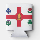 Rafraîchisseur Pour Canette Drapeau de Montréal, Québec peut refroidir (Dos)