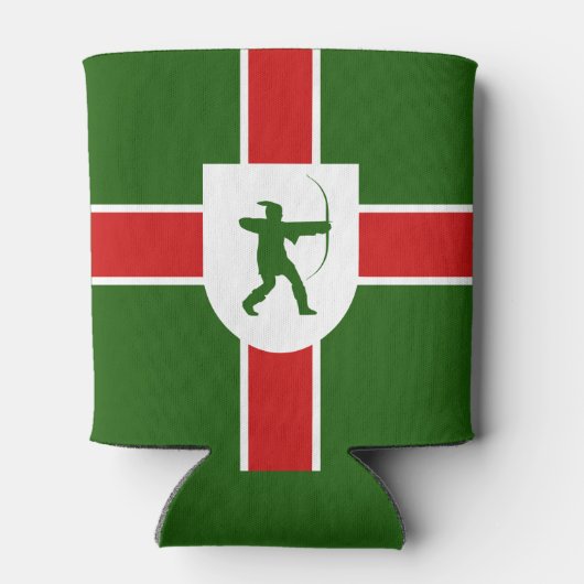 Rafraîchisseur Pour Canette Drapeau de Nottinghamshire Can Cooler (Dos)