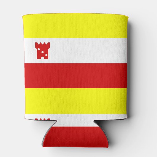 Rafraîchisseur Pour Canette Drapeau de Père Noël Barbara, Californie Can Coole (Dos)