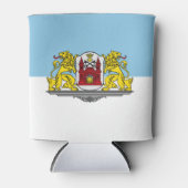 Rafraîchisseur Pour Canette Drapeau de Riga, Lettonie peut refroidir (Devant)