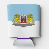 Rafraîchisseur Pour Canette Drapeau de Riga, Lettonie peut refroidir (Dos)