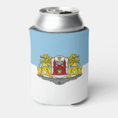 Rafraîchisseur Pour Canette Drapeau de Riga, Lettonie peut refroidir (Can Dos)