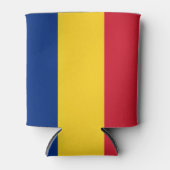 Rafraîchisseur Pour Canette Drapeau de Roumanie (Devant)