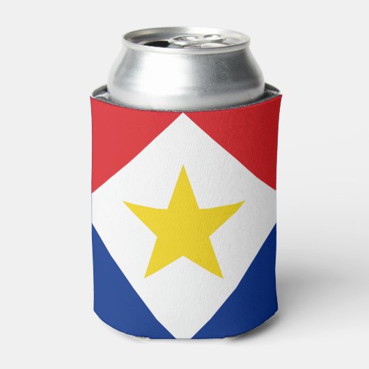 Rafraîchisseur Pour Canette Drapeau de Saba (Can devant)