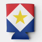 Rafraîchisseur Pour Canette Drapeau de Saba (Dos)
