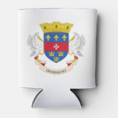 Rafraîchisseur Pour Canette Drapeau de Saint-Barthélemy (Devant)