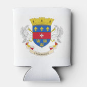 Rafraîchisseur Pour Canette Drapeau de Saint-Barthélemy (Dos)