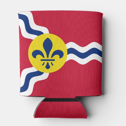 Rafraîchisseur Pour Canette Drapeau de Saint-Louis, Missouri (Dos)