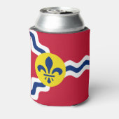Rafraîchisseur Pour Canette Drapeau de Saint-Louis, Missouri (Can Dos)