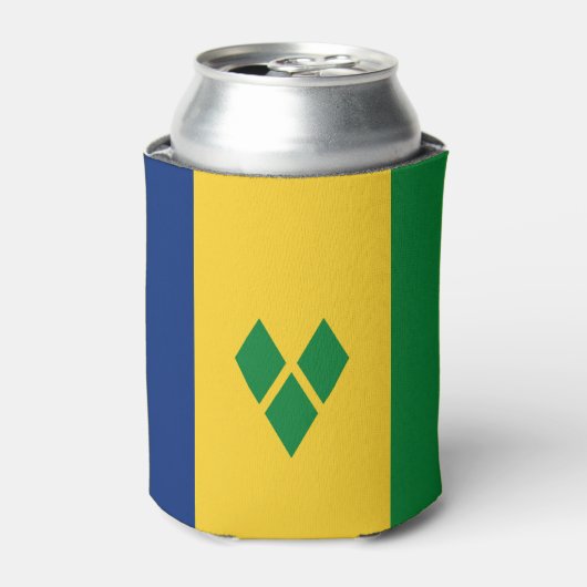 Rafraîchisseur Pour Canette Drapeau de Saint-Vincent (Can devant)