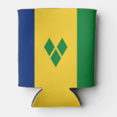 Rafraîchisseur Pour Canette Drapeau de Saint-Vincent (Devant)