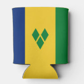 Rafraîchisseur Pour Canette Drapeau de Saint-Vincent (Dos)