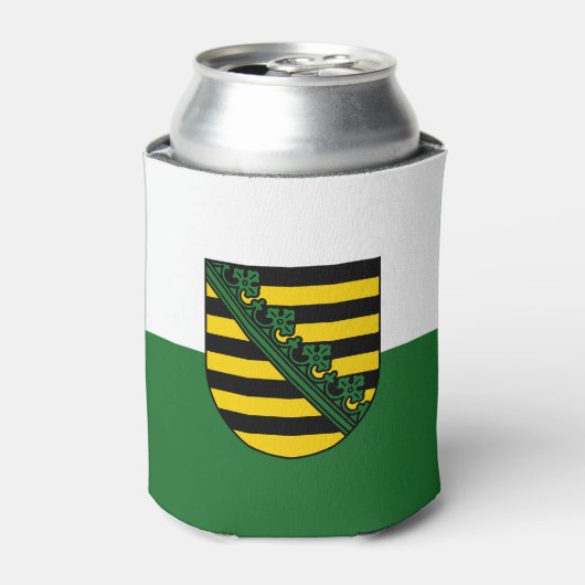 Rafraîchisseur Pour Canette Drapeau de Saxe peut refroidir (Can devant)