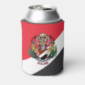 Rafraîchisseur Pour Canette Drapeau de Sealand, avec armoiries superposées (Can Dos)