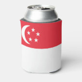 Rafraîchisseur Pour Canette Drapeau de Singapour (Can Dos)