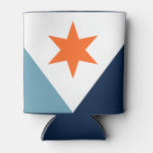 Rafraîchisseur Pour Canette Drapeau de Syracuse, New York (Devant)