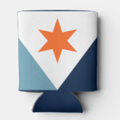 Rafraîchisseur Pour Canette Drapeau de Syracuse, New York (Dos)