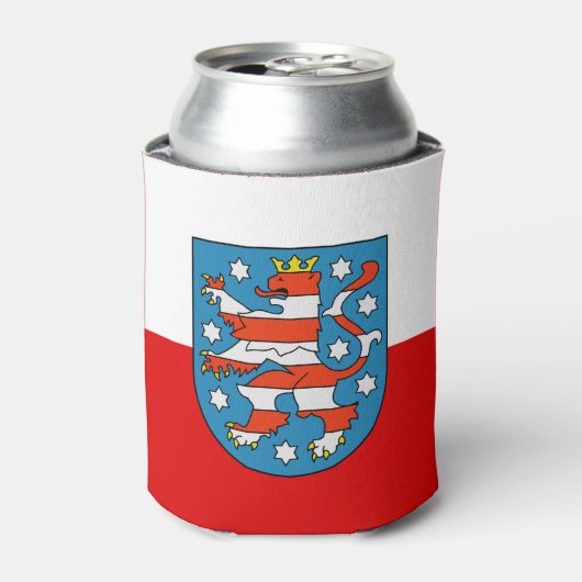 Rafraîchisseur Pour Canette Drapeau de Thuringe peut refroidir (Can devant)
