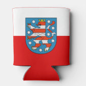 Rafraîchisseur Pour Canette Drapeau de Thuringe peut refroidir (Dos)